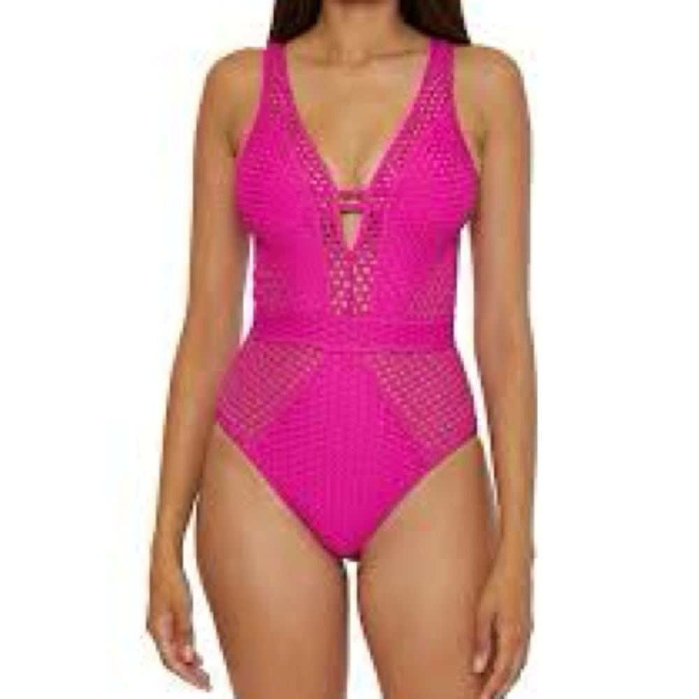 Pink One-Piece Swimsuit